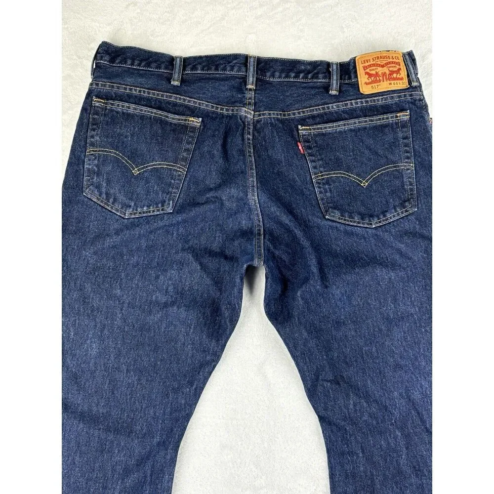 Levi's 517‎ Jeans Mens Blue Straight Leg Jeans Size 44x30 (43x31 Measured)
